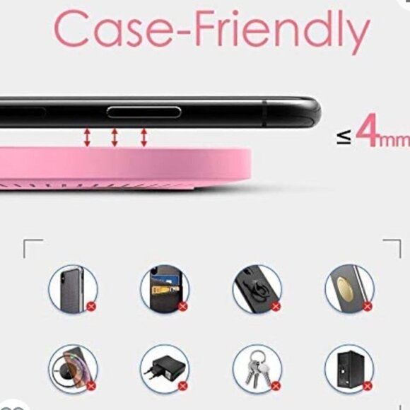 iphone Android Charger pink with usb cable - Picture 5 of 10